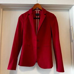 Red Massimo Dutti Blazer Size 2